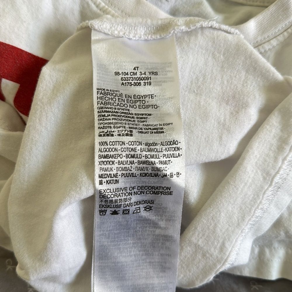 Levi’s Toddler Logo Tee Size 4T - Picture 6 of 7